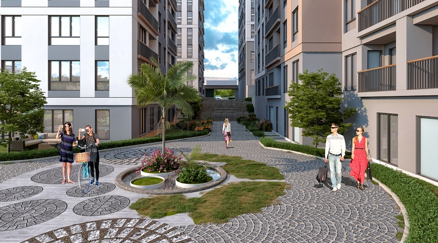 Проект на стадии строительства на берегу Мраморного моря