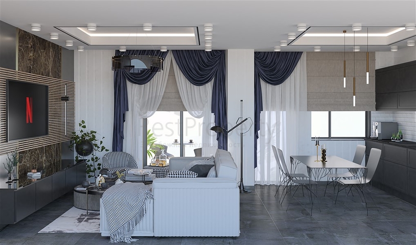 Новый проект в районе Кестель в 750 м от моря