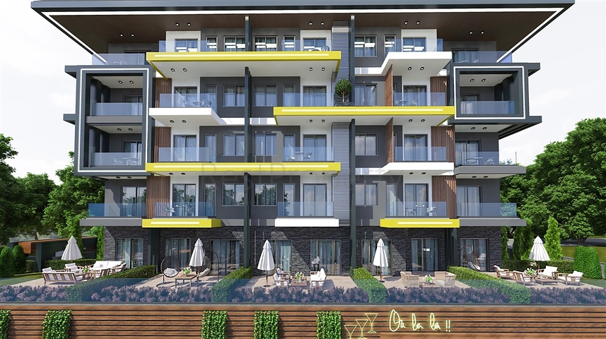 Новый проект в районе Кестель в 750 м от моря