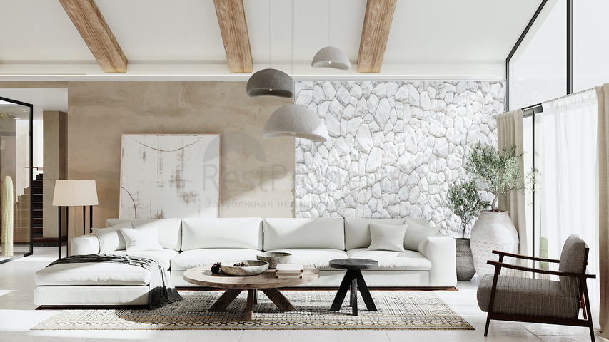 Отдельно стоящие виллы с уникальной архитектурой в районе Гюмюшлюк