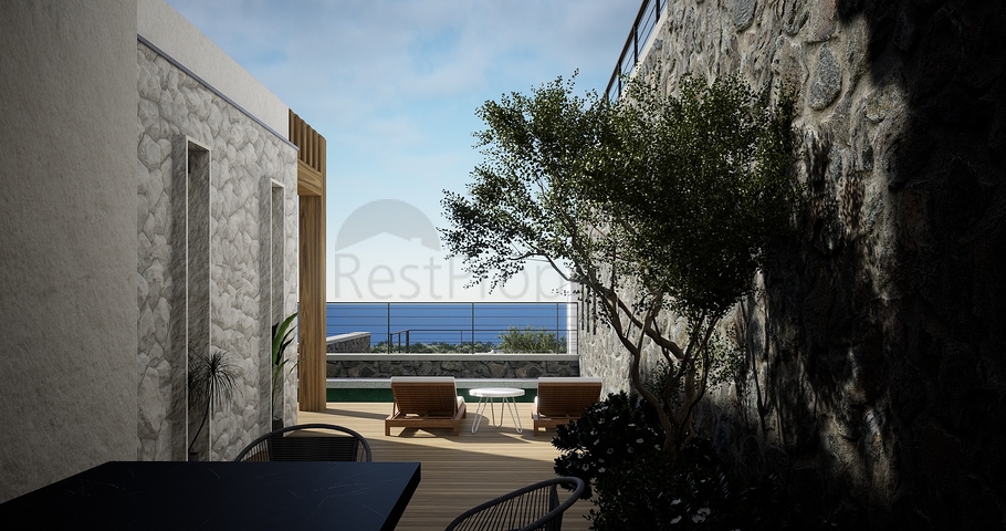 Отдельно стоящие виллы с уникальной архитектурой в районе Гюмюшлюк