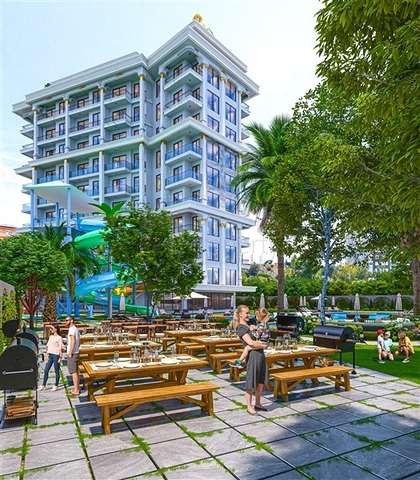 Новый строящийся комплекс в районе Тосмур