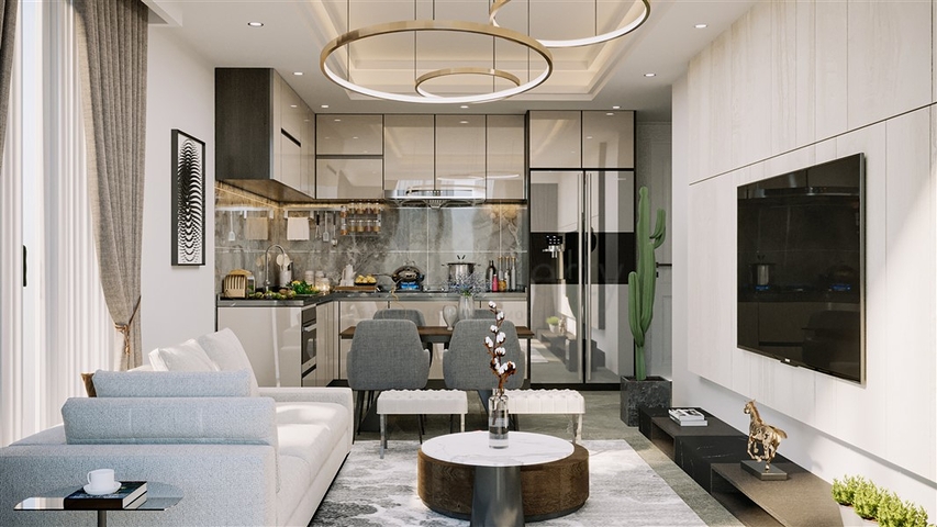 Квартира планировкой 1+1 в районе Каргыджак