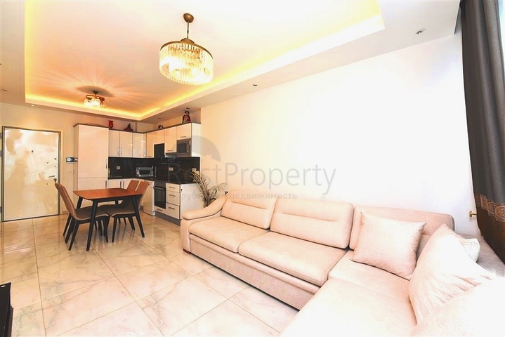 Апартаменты планировкой 1+1 в уютном комплексе в Махмутларе 