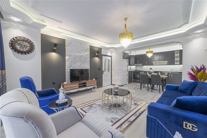 Квартира 2+1 в районе Махмутлар в 500 м от моря 