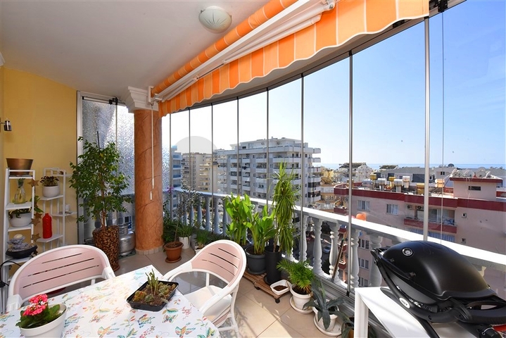 Квартира в 300 метрах до моря в популярном среди туристов районе Махмутлар