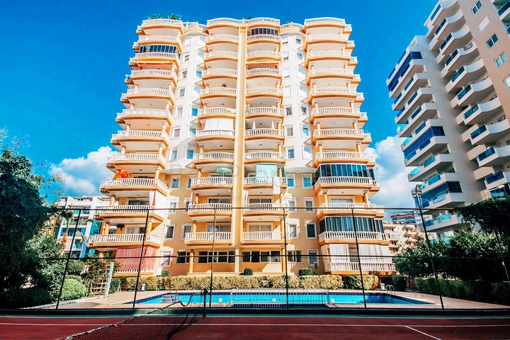 Квартира в 300 метрах до моря в популярном среди туристов районе Махмутлар