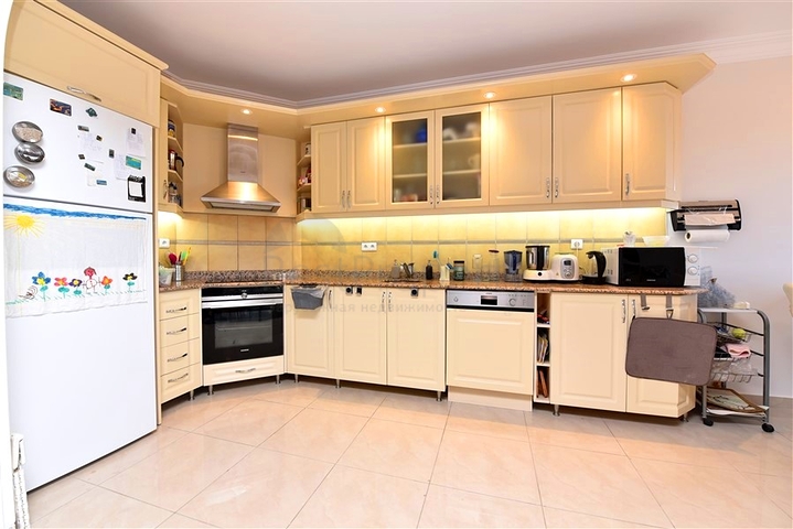 Квартира в 300 метрах до моря в популярном среди туристов районе Махмутлар