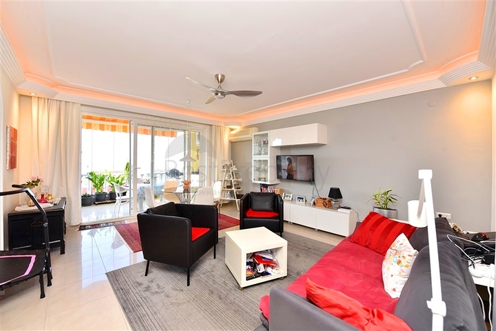 Квартира в 300 метрах до моря в популярном среди туристов районе Махмутлар