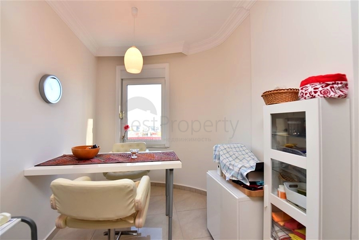 Квартира в 300 метрах до моря в популярном среди туристов районе Махмутлар