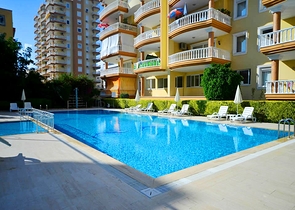 Квартира в 300 метрах до моря в популярном среди туристов районе Махмутлар