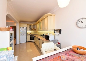 Квартира в 300 метрах до моря в популярном среди туристов районе Махмутлар