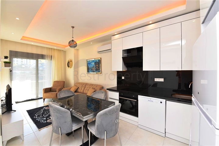 Новая квартира 1+1 в Махмутларе