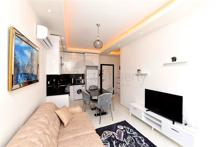 Новая квартира 1+1 в Махмутларе