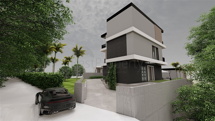 Виллы в районе Джикджилли с потрясающими панорамными видами