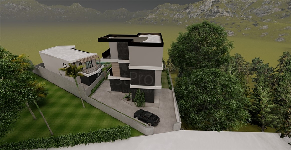 Виллы в районе Джикджилли с потрясающими панорамными видами