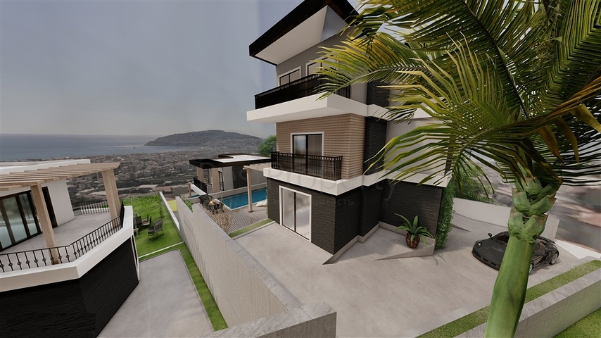 Виллы в районе Джикджилли с потрясающими панорамными видами