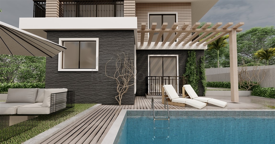 Виллы в районе Джикджилли с потрясающими панорамными видами