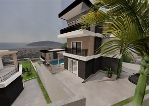 Виллы в районе Джикджилли с потрясающими панорамными видами