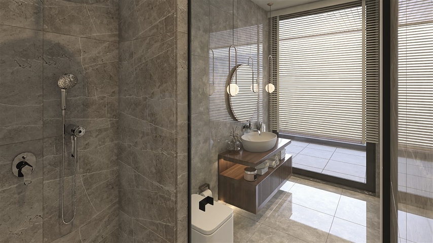 Новый проект вилл в районе Бекташ в самом центре Алании