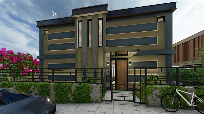 Новый проект вилл в районе Бекташ в самом центре Алании