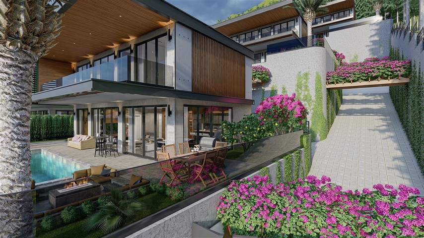 Новый проект вилл в районе Бекташ в самом центре Алании