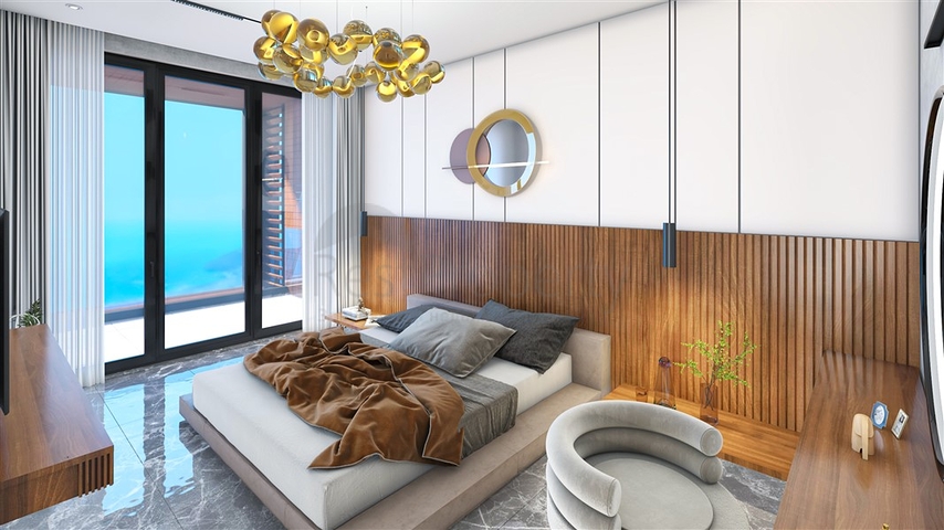 Новый проект вилл в районе Бекташ в самом центре Алании