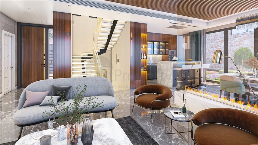 Новый проект вилл в районе Бекташ в самом центре Алании