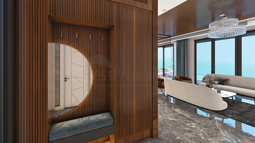 Новый проект вилл в районе Бекташ в самом центре Алании