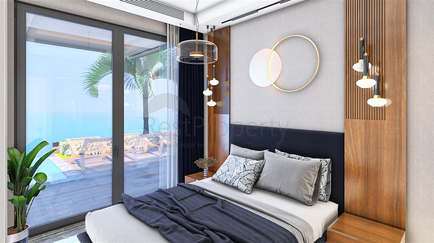 Новый проект вилл в районе Бекташ в самом центре Алании