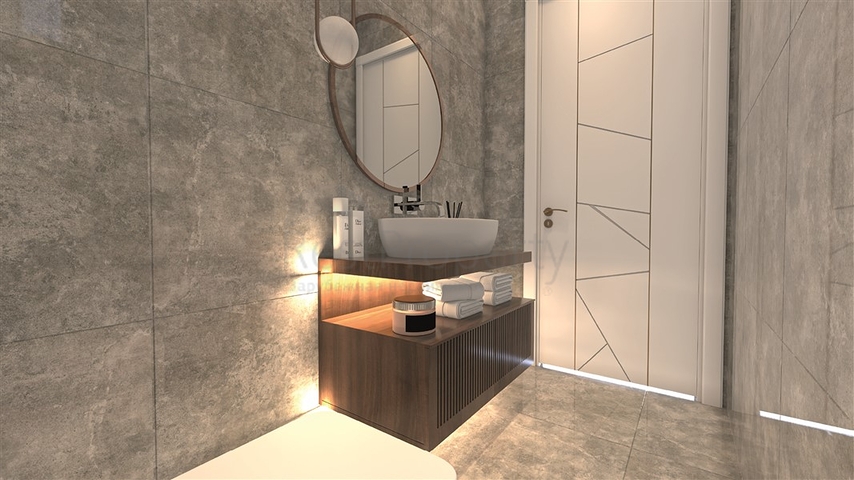 Новый проект вилл в районе Бекташ в самом центре Алании