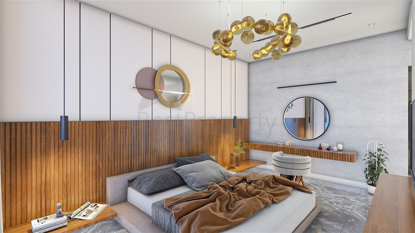 Новый проект вилл в районе Бекташ в самом центре Алании