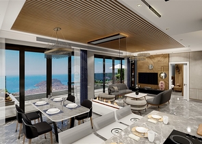 Новый проект вилл в районе Бекташ в самом центре Алании