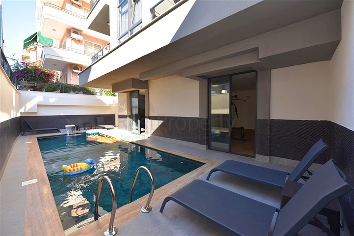 Пентхаус в новом комплексе с видом на море рядом с пляжем Клеопатра