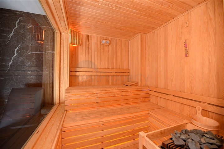 Пентхаус в новом комплексе с видом на море рядом с пляжем Клеопатра