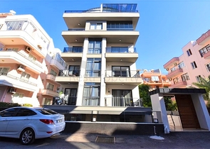 Пентхаус в новом комплексе с видом на море рядом с пляжем Клеопатра