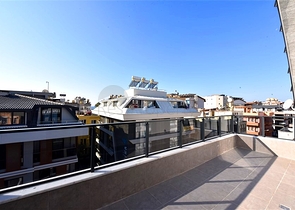 Пентхаус в новом комплексе с видом на море рядом с пляжем Клеопатра