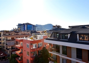 Пентхаус в новом комплексе с видом на море рядом с пляжем Клеопатра