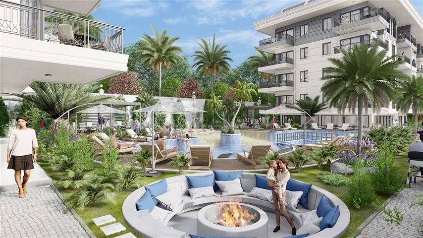 Новый строящийся проект в районе Оба