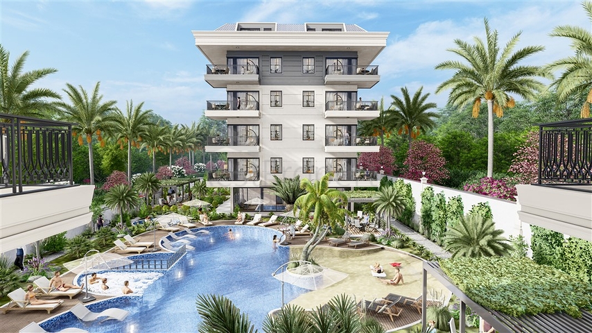 Новый строящийся проект в районе Оба