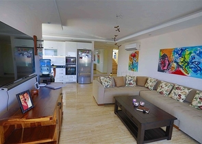 Пентхаус 3+2 с панорамными видами в центральном районе Джикджилли 