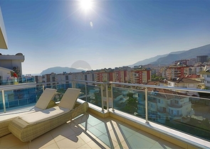 Пентхаус 3+2 с панорамными видами в центральном районе Джикджилли 