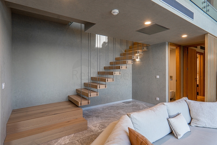 Стильные виллы в современном дизайне с видом на море в районе Ялыкавак