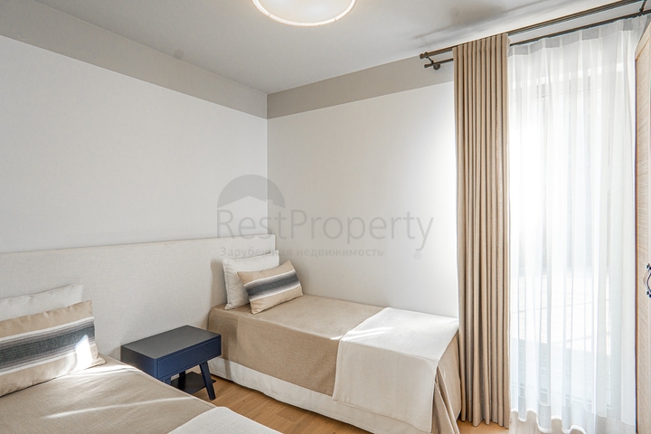 Стильные виллы в современном дизайне с видом на море в районе Ялыкавак