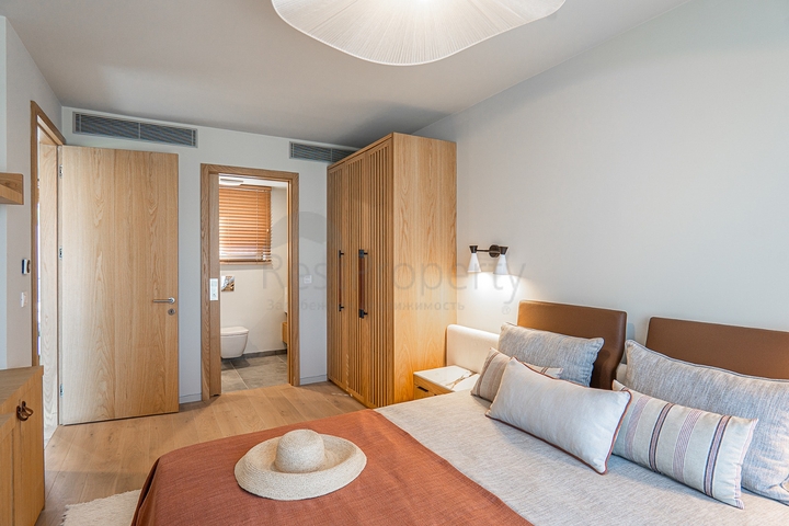 Стильные виллы в современном дизайне с видом на море в районе Ялыкавак