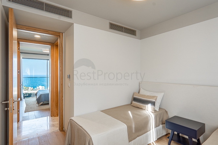 Стильные виллы в современном дизайне с видом на море в районе Ялыкавак