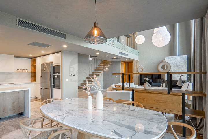 Стильные виллы в современном дизайне с видом на море в районе Ялыкавак