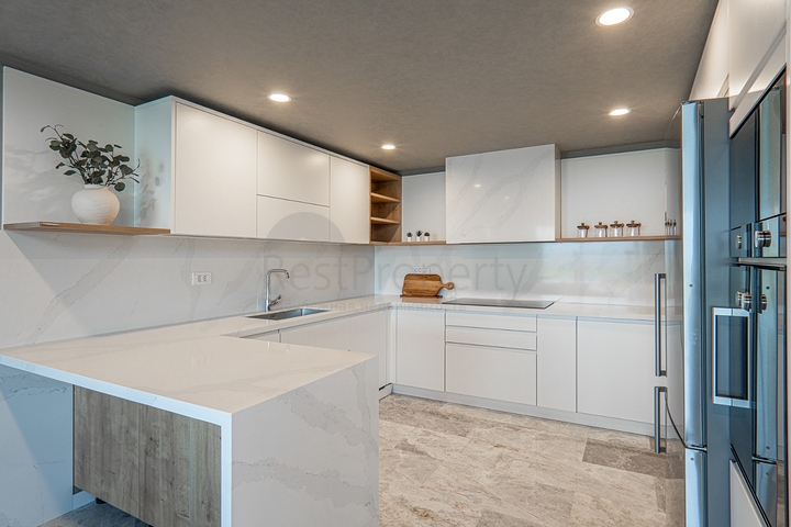 Стильные виллы в современном дизайне с видом на море в районе Ялыкавак