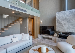 Стильные виллы в современном дизайне с видом на море в районе Ялыкавак