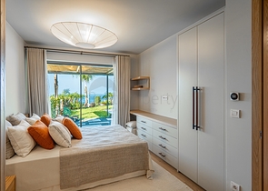 Стильные виллы в современном дизайне с видом на море в районе Ялыкавак